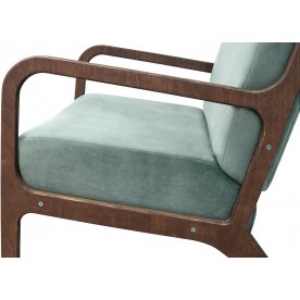 Низкое кресло Mody Green