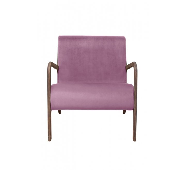 Низкое кресло Mody Pink