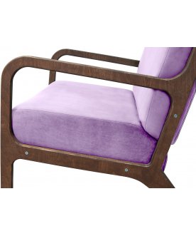 Низкое кресло Mody Purple