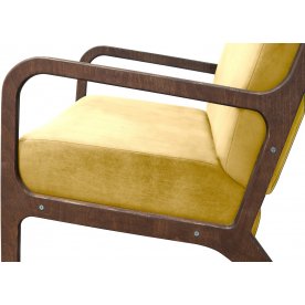 Низкое кресло Mody Yellow