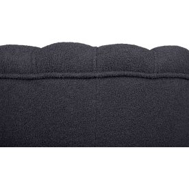 Низкое кресло Pearl Black Boucle