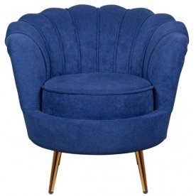 Низкое кресло Pearl Blue