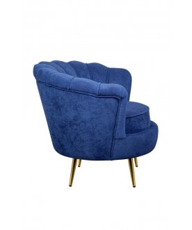 Низкое кресло Pearl Blue