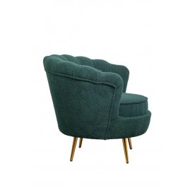 Низкое кресло Pearl Green Boucle