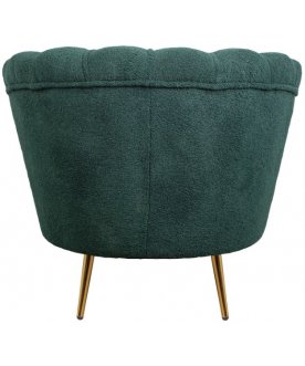 Низкое кресло Pearl Green Boucle