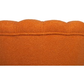 Низкое кресло Pearl Orange Boucle