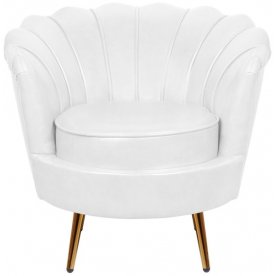 Низкое кресло Pearl White