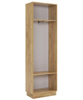 Шкаф для спальни Моди двухдверный дуб крафт золотой / белое дерево