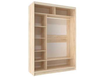 Шкаф-купе Домашний 1600 зеркало / лдсп