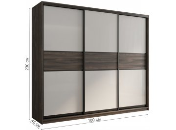 Шкаф-купе Кааппи 11 180х45 орех тьеполо