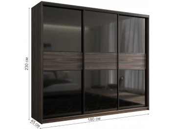 Шкаф-купе Кааппи 12 180х45 орех тьеполо