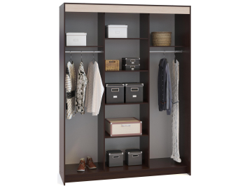 Шкаф-купе ШР-186.32 венге / беленый дуб