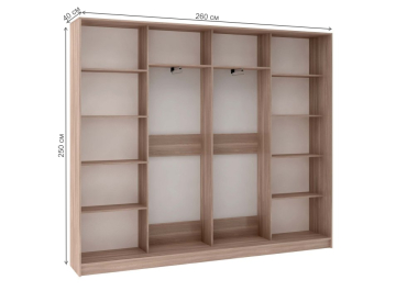 Шкаф-купе Стандарт Комбо 4.1 ШК.013.2600-19