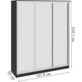 Шкаф-купе Стэн 140.05.007