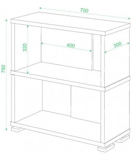 Стеллаж Эланта-10/2