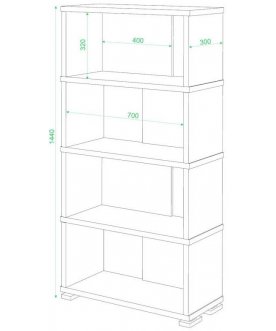 Стеллаж Эланта-10/4