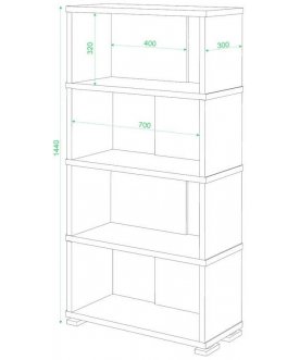 Стеллаж Эланта-10/4