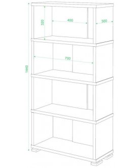 Стеллаж Эланта-10/4