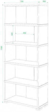 Стеллаж СБ-10/5 нельсон