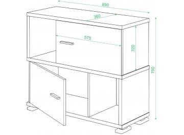 Стеллаж Эланта-30/2
