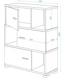 Стеллаж Эланта-30/3