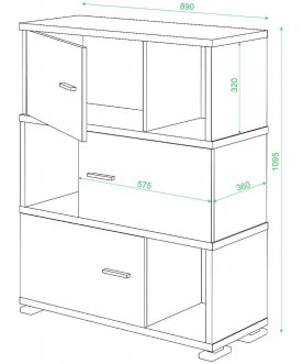 Стеллаж Эланта-30/3
