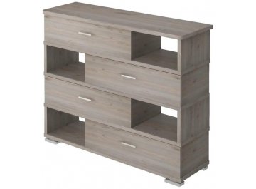 Комод Даланта СБ-40/4-ПВК закругленая Н