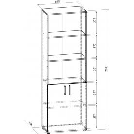 Стеллаж Стеллаж ОФ-301К