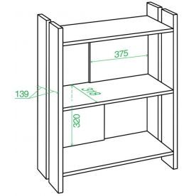 Стеллаж Стеллаж 85 см