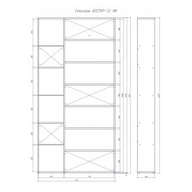Стеллаж Алстар-12 МХ