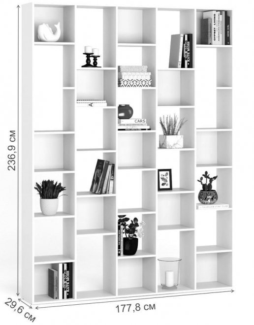 Стеллаж Алстар-25 МХ черный