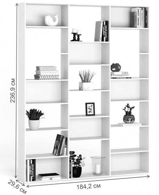 Стеллаж Алстар-26 МХ черный