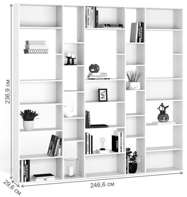 Стеллаж Алстар-28 МХ черный