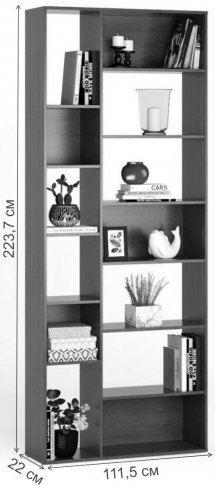 Стеллаж Алстар-2 МХ вишня