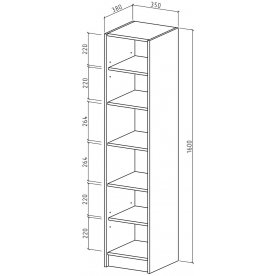 Стеллаж Август-1