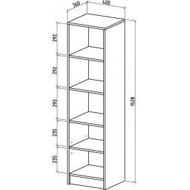 Стеллаж Бостон-1