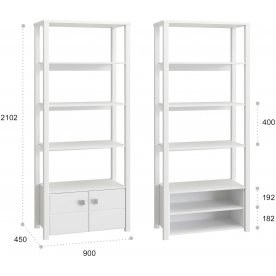 Стеллаж Изабель ИЗ-62К