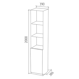 Стеллаж СЛУ3