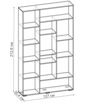 Стеллаж Норд-8.03 СТ.127.1270-00