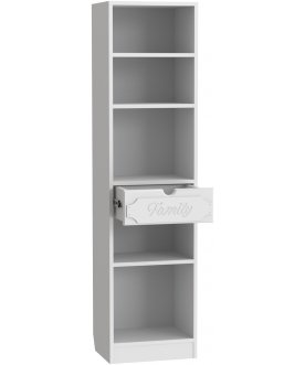 Книжный шкаф ДримСтар ДС-62 белое дерево