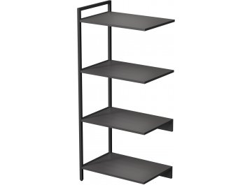 Стеллаж cubos 10СПВ.6.400 графит / черный