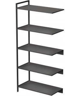 Стеллаж cubos 10СПВ.6.400 графит / черный