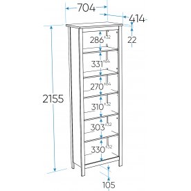 Стеллаж Сага