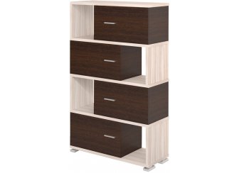 Стеллаж СБ-30-4 карамель / венге