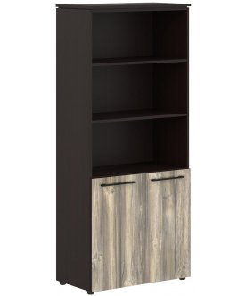 Стеллаж Morris Trend MHC 85.5 дуб базель / венге магия