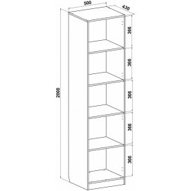 Стеллаж Анастасия АН-2К