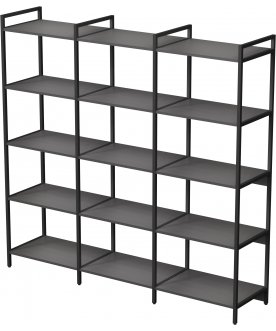 Стеллаж cubos 10СВ.6.400 графит / черный