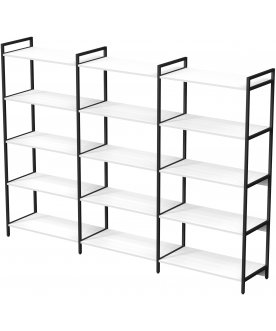 Стеллаж cubos 10СС.3.800 белый / черный