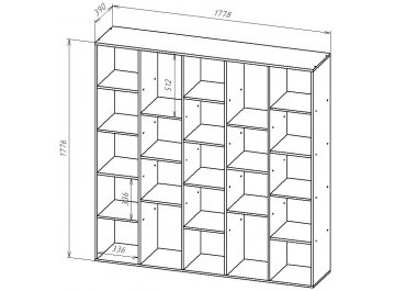 Стеллаж СТ175