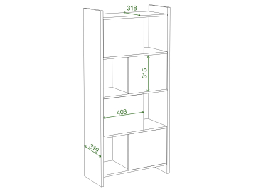 Стеллаж СТЛ-ЗВ КШ